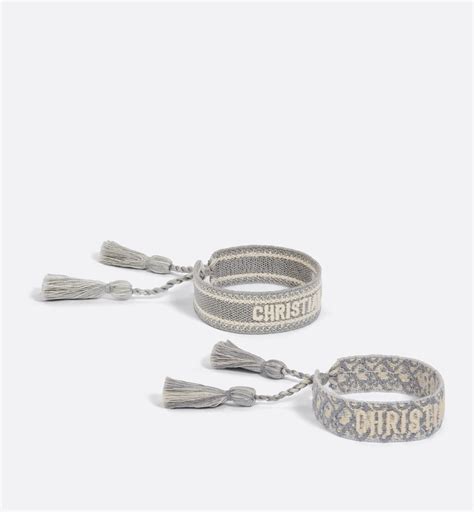 bracelet dior gris
